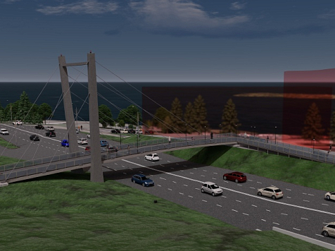 Мост между БКЗ и музеем «Площадь Мира» в Красноярске построят следующей зимой. Фото: https://vk.com/krasnoyarskrf