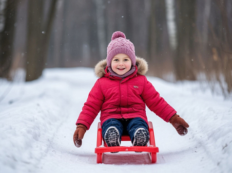 Красноярцам рассказали, как безопасно кататься с горок . Фото: Шедеврум