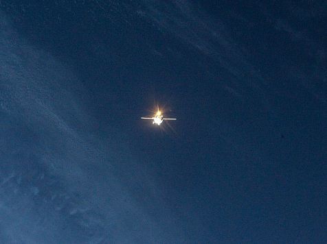 С 24 февраля в небе над Красноярском можно будет увидеть полет МКС . Фото: telegram-канал обсерватории СибГУ им. Решетнева. 