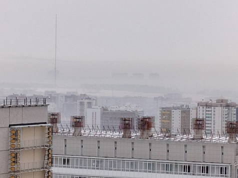 В Красноярске ввели режим НМУ на двое суток. Фото: Анастасия Василькова, air.krasn.ru, nebo.live