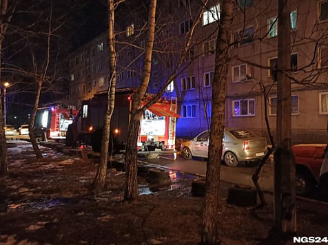 В Красноярске из-за пожара в одном из домов Академгородка мужчина отравился угарным газом. Фото: NGS24.RU