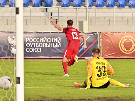 Красноярский «Енисей» обыграл самарские «Крылья Советов». Фото: vk.com/fcenisey