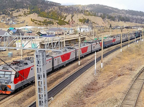 КрасЖД отправила на восток «сверхтяжелый» состав с углем . Фото: КрасЖД