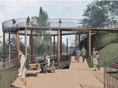 Заброшенный берег в Красноярске превратят в современную набережную. Фото: мэрия Красноярска