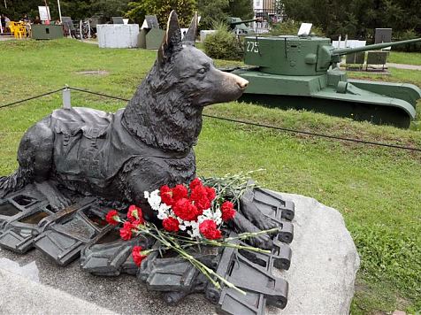 Сегодня в красноярском «Мемориале Победы» отметят День фронтовой собаки. Фото: пвивнг.рф