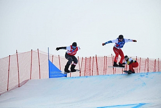 В Красноярске стартовали этапы Кубка мира по сноуборд-кроссу