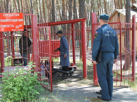 В красноярских детских лагерях выявили нарушения пожарной безопасности. Фото: МЧС