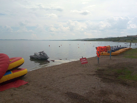 На любимых красноярцами озёрах в соседней Хакасии закрываются пляжи . Фото: управление по ГО, ЧС и ПБ РХ