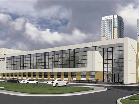 Красноярцам показали проект нового спорткомплекса «Водник» в золоте и с подсветкой. фото: «ГрадВестник»