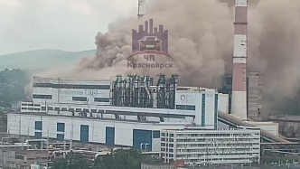 На ТЭЦ-2 в Красноярске произошёл большой выброс золы — горожане приняли его за пожар