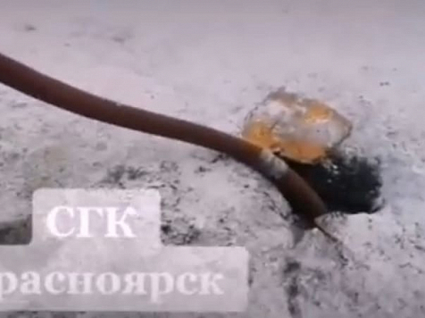 «Черных ассенизаторов» поймали с поличным в Красноярске. Фото и видео: СГК