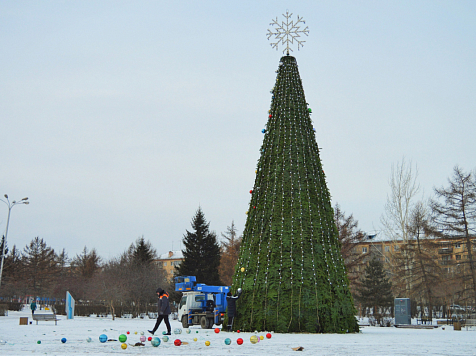 23 декабря в Красноярске в сквере «Серебряный» пройдет открытие новогоднего городка. Фото: администрация Октябрьского района 