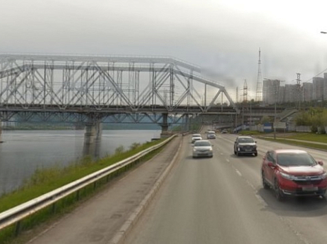 В Красноярске на месяц ограничили проезд по Дубровинского. Фото: Яндекс.Карты