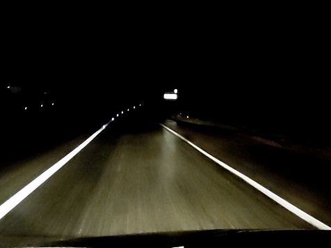 На трассе Красноярск-Дивногорск появилась импульсная дорожная разметка. Фото, видео: ГИБДД