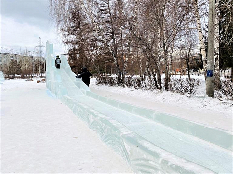 Ледовые городки в Красноярске принимают первых посетителей. Фото: администрация Красноярска