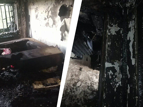 В Минусинске спасли 25 жителей из загоревшейся пятиэтажки. Фото: краевое МЧС