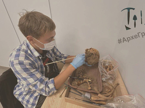 Археологи рассказали, откуда древнее захоронение взялось в центре Красноярска. Фото: мэрия Красноярска