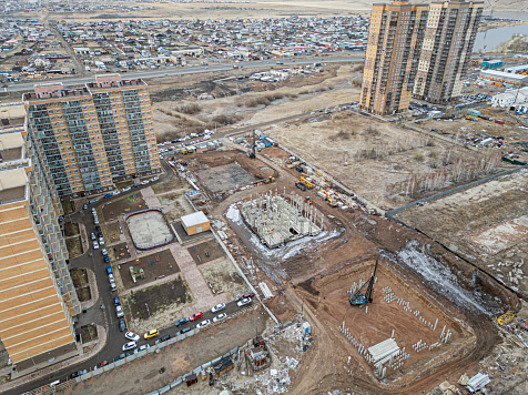 На окраине Красноярска строят «остров» с жилыми 16-этажками . Изображение: ООО Строительная компания «СЭМ и К» / наш.дом.рф