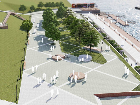 Набережную у ТЦ «Красноярье» благоустроят почти за 70 миллионов. Фото: admkrsk.ru