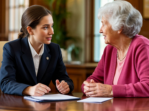 В Красноярском крае сотрудница банка уберегла пенсионерку от обмана. Фото: Яндекс Шедеврум