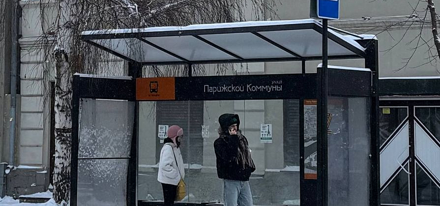 Автобусы маршрутов 61 и 63 не вышли на линии в морозном Красноярске