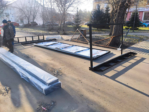 В Красноярске устанавливают умные остановки с Wi-Fi и электронным табло. Фото: t.me/dorogi_krsk