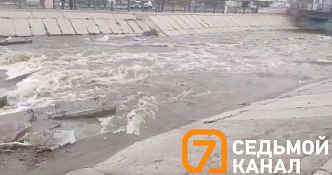 В красноярской Каче поднялся уровень воды