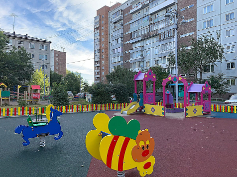 В Красноярском крае в 2025 году благоустроят более 100 дворов. Фото: минстрой и ЖКХ Красноярского края