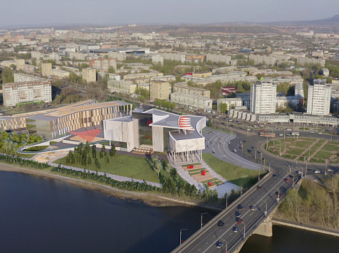 В Красноярске расторгли контракт на строительство «Поздеев Центра» на Предмостной площади . Изображение: Проектная мастерская А2.