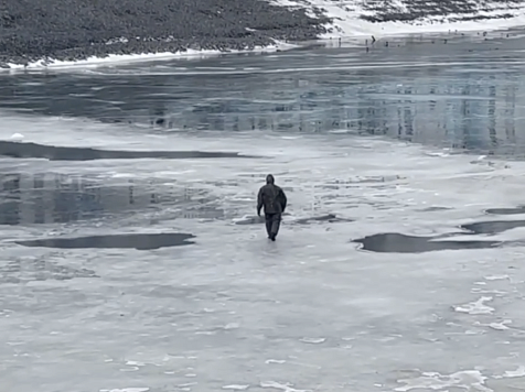 Красноярских рыбаков предупредили о штрафах и опасности тонкого льда. Фото: мэрия Красноярска