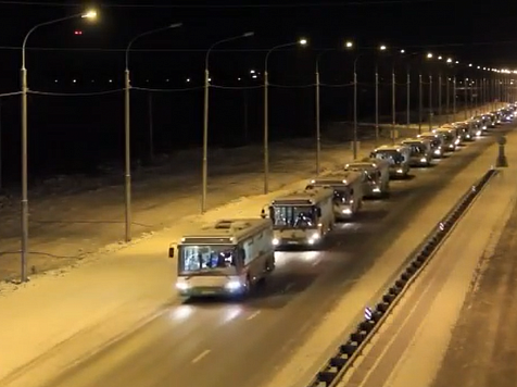 Красноярский мэр похвастался в инстаграм подарком из 30 автобусов (ВИДЕО). Фото, видео: инстаграм Сергея Ерёмина @eremin__krsk
