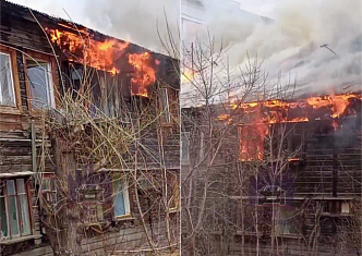 Двое подростков подожгли деревянный дом в Кировском районе Красноярска