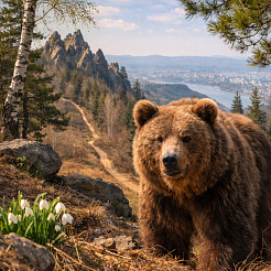 Где гулять в Красноярске весной и что важно знать о медведях