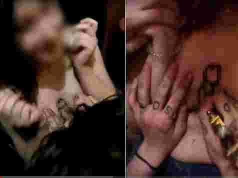 СК: неприличное тату на груди школьницы набили по-настоящему