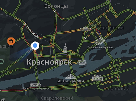 Жара и дачный сезон сковали выезды из Красноярска многокилометровыми пробками. Фото: 2ГИС