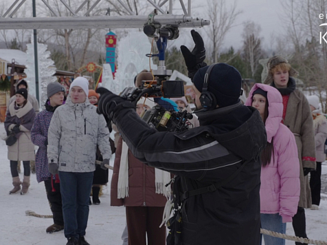Съезд с Коммунального моста и участок на Мира зарезервировали для съемок «Масленицы». Фото: Енисей Кино