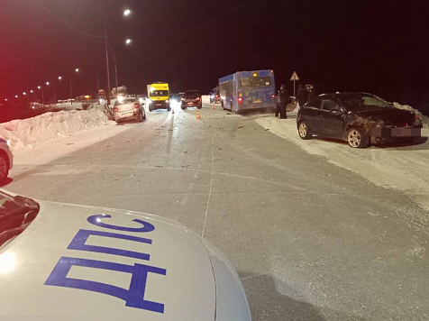 Под Норильском человек погиб в ДТП с пассажирским автобусом. Фото: ГАИ Красноярского края