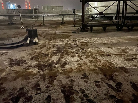 ЧП в Норильске: на нефтебазе произошел разлив топлива. Фото: МЧС
