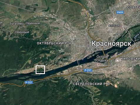 Московские релоканты «Русгидро» получили участок в элитном дачном районе Красноярска. Изображение: google.ru/maps