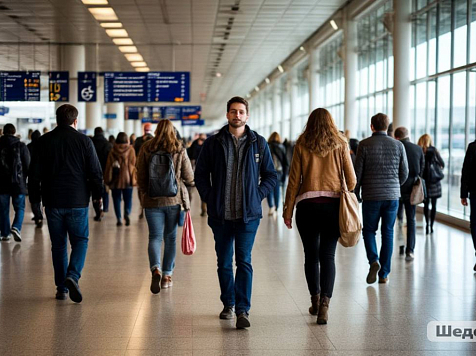 Красноярцев предупредили о введении новых правил авиаперелетов. Фото: Шедеврум