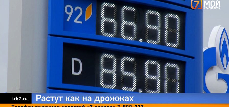 Цены растут не по дням, а по часам— в Красноярске зафиксировали резкое подорожание топлива
