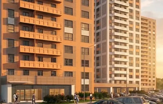 Высокие потолки и бесшовность: в Красноярске строят по улучшенной версии дом надежной 97-й серии