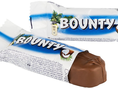 Батончики «‎Баунти» могут исчезнуть с полок красноярских магазинов. Фото: mineralka.store