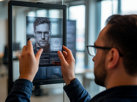 ИИ-помощник помогает красноярцам регистрировать биометрию на «Госуслугах». Фото: Шедеврум