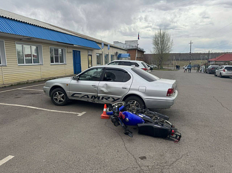 Подросток из Красноярского края протаранил «Камри» на родительском мопеде. Фото: 24 ГОСАВТОИНСПЕКЦИЯ