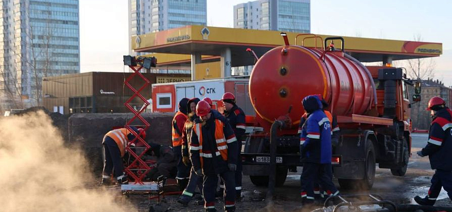 В Абакане два района остались без тепла и горячей воды из-за аварии