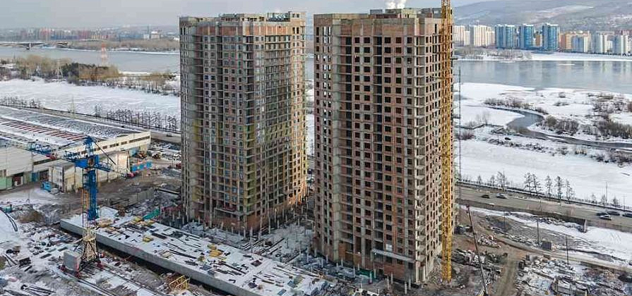 В Красноярском крае серьезно снизились объемы строительства