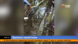 В аварийном доме На Демьяна Бедного в Красноярске рванули трубы с кипятком и затопили два этажа