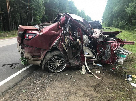 В аварии в Красноярском крае погибла пассажирка «Лексуса». Фото: ГИБДД