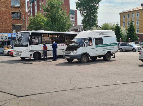 Минэкологии возобновляет проверки автобусов в Красноярске. Фото: krskstate.ru